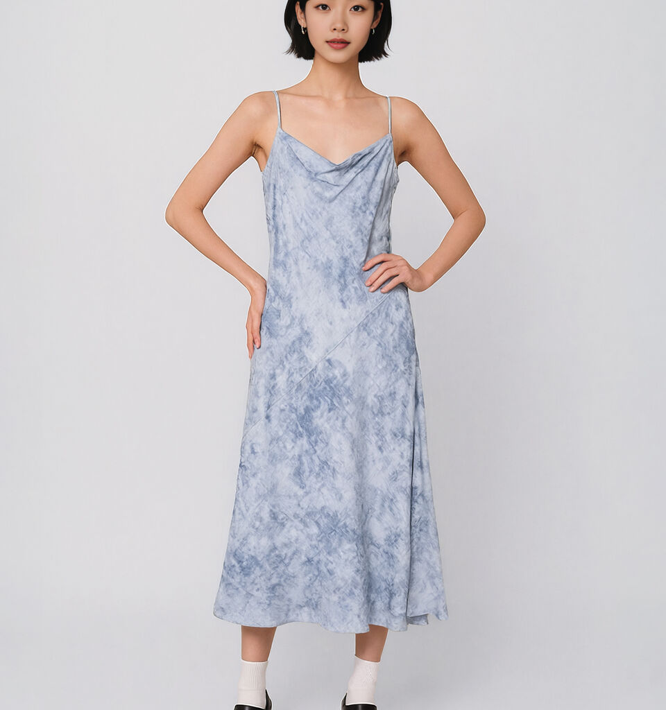 DRESS - sisley k abiti midi - Azurblau | Sisley K image number 1